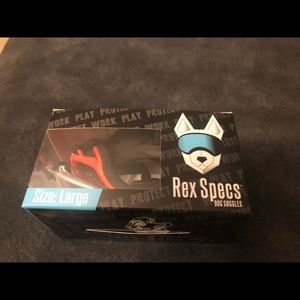 Rex specs dog googles size large new in box